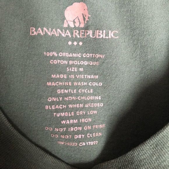 Banana Republic, Green, T-Shirt, Strength, Reliability, Genuine Quality, SF Ca - Picture 3 of 3